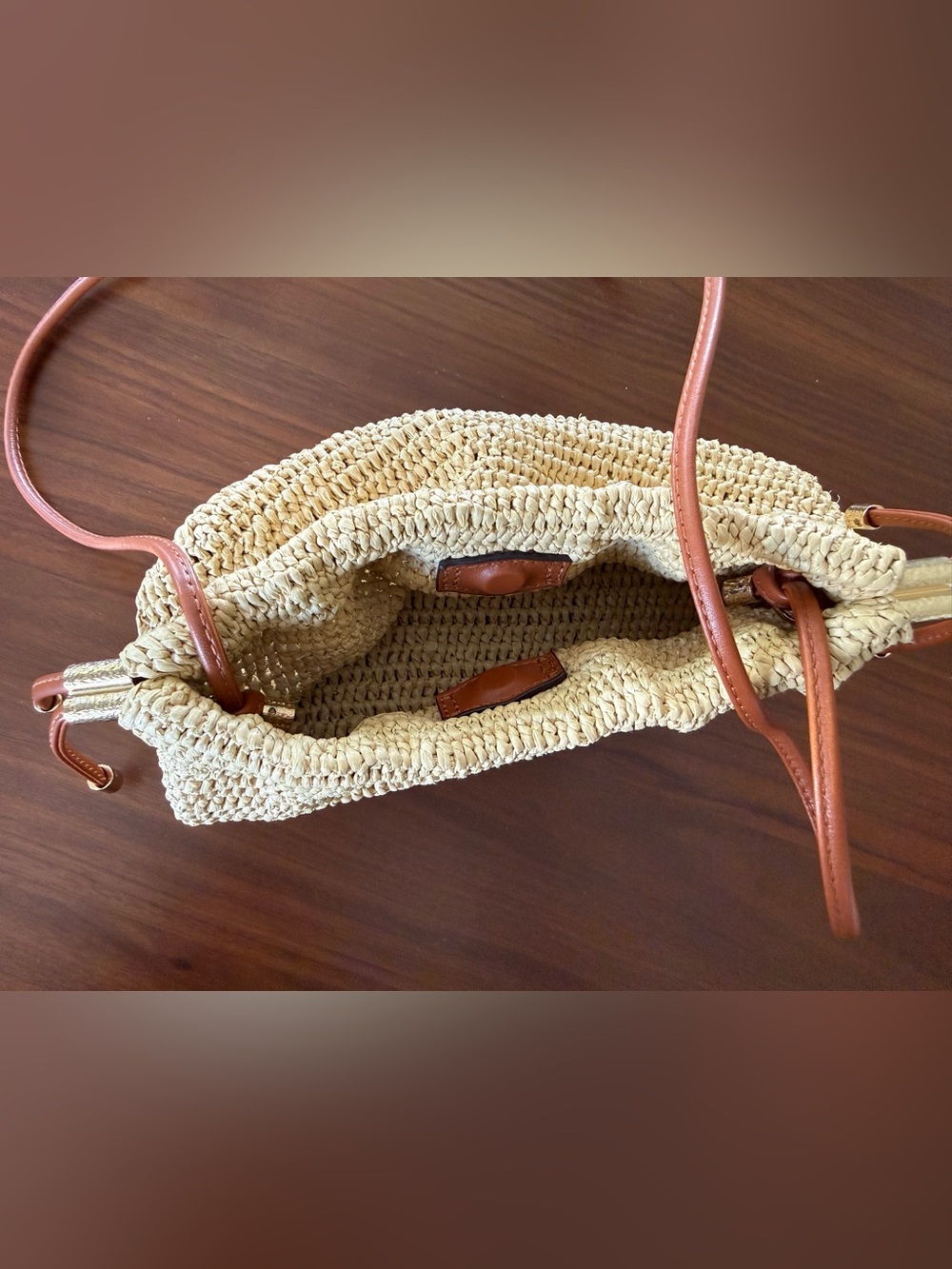 Ulla Johnson - Lali Mini Pouch Raffia Natural - Picture 6 of 7